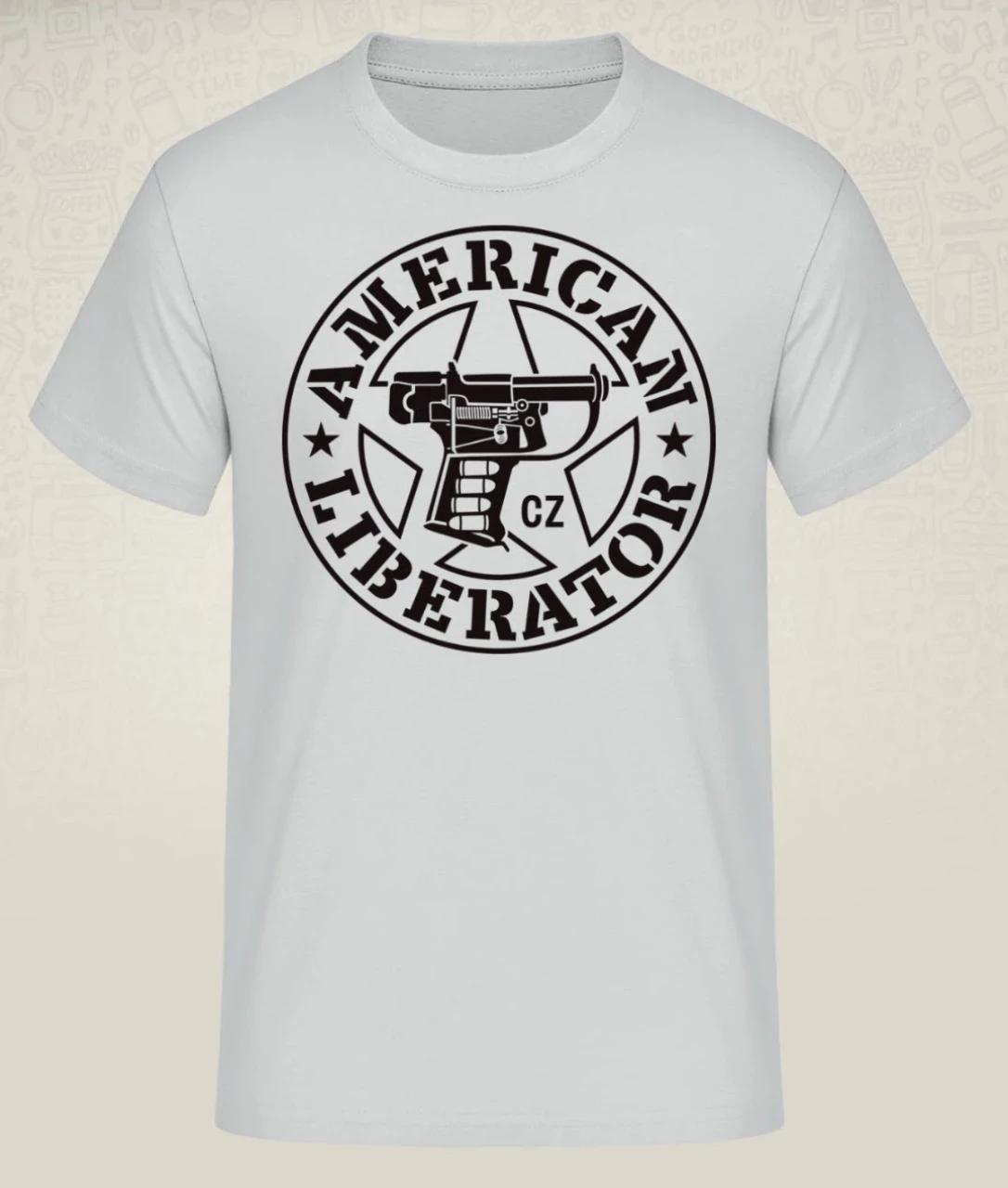 T-shirt American Liberator - Pacific Grey