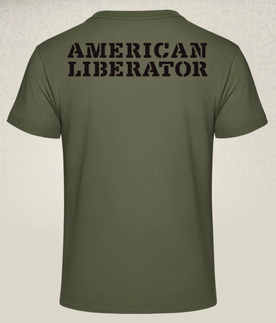 T-shirt American Liberator - FP45 - Military Green Black