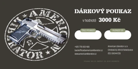 Experience Gift Voucher for Shooting Worth 3000 CZK